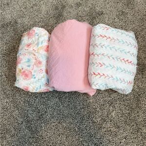 Set of 3 Baby Crib Sheets